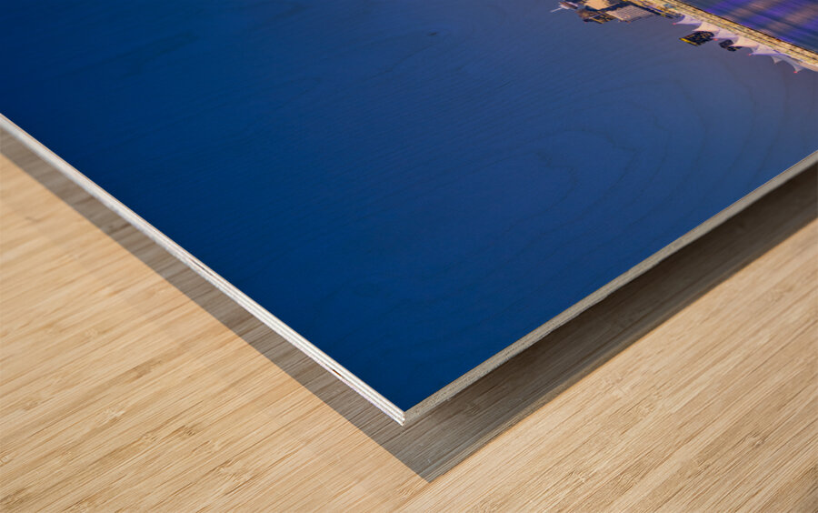 Vancouver BC -The Iconic 9 OClock Gun Wood print