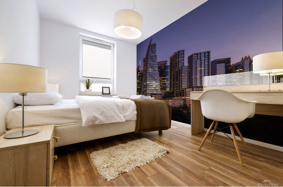 Austin Sunrising Mural print