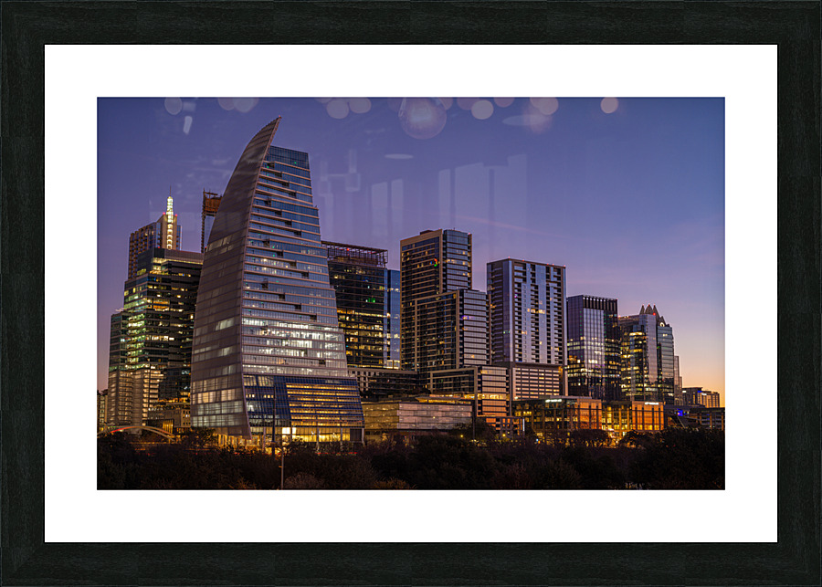 Austin Sunrising Picture Frame print