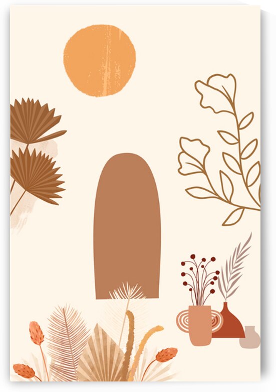 “Boho Serenity — The Essence of Natural Geometry” by ahmednassaar