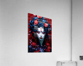 Crimson Geisha Acrylic Print