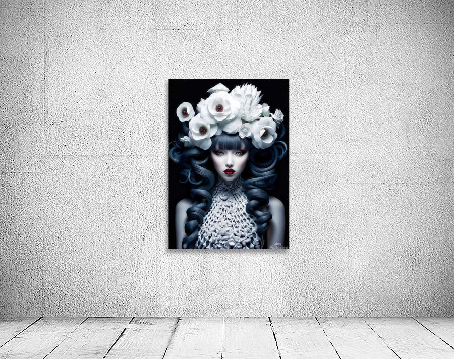 Midnight Blooming Elegance Wall Preview