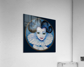 Featherly Blue Acrylic Print