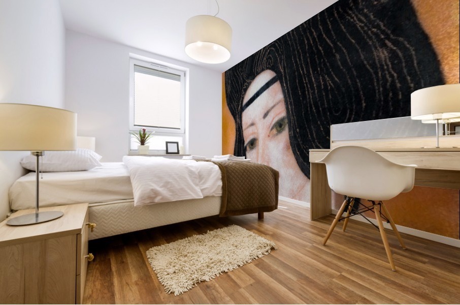 Hair Cat Mural print