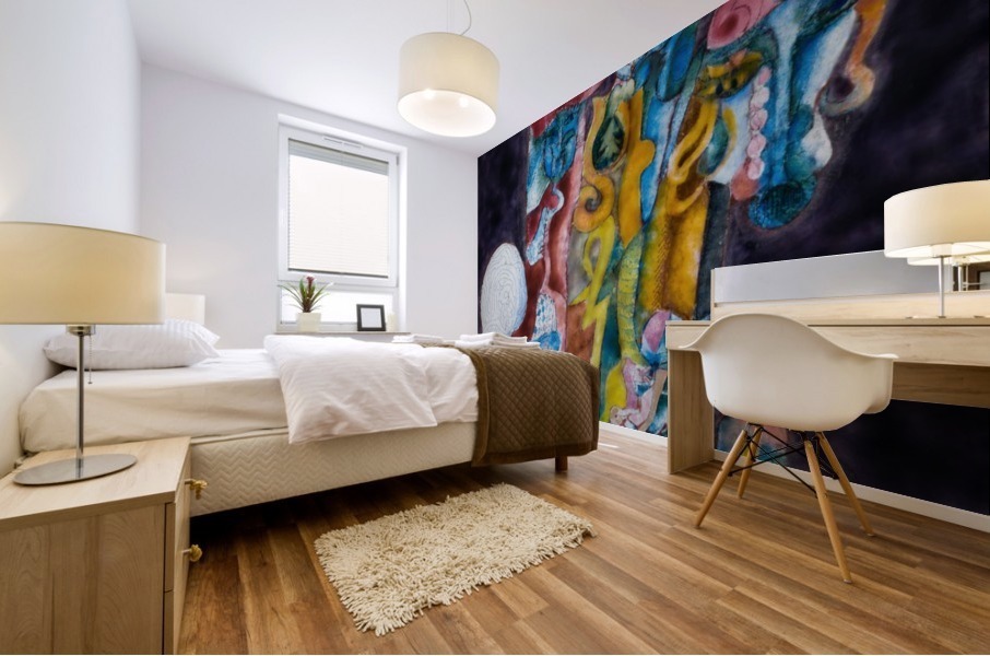 Evanescent Nightfall Mural print