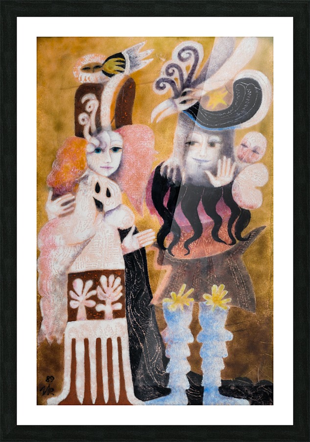 Noble Visitors Picture Frame print