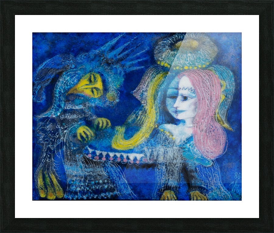 Moonlight Sisters Picture Frame print