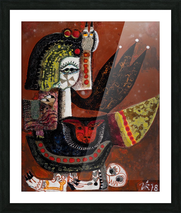 Tiamat Picture Frame print