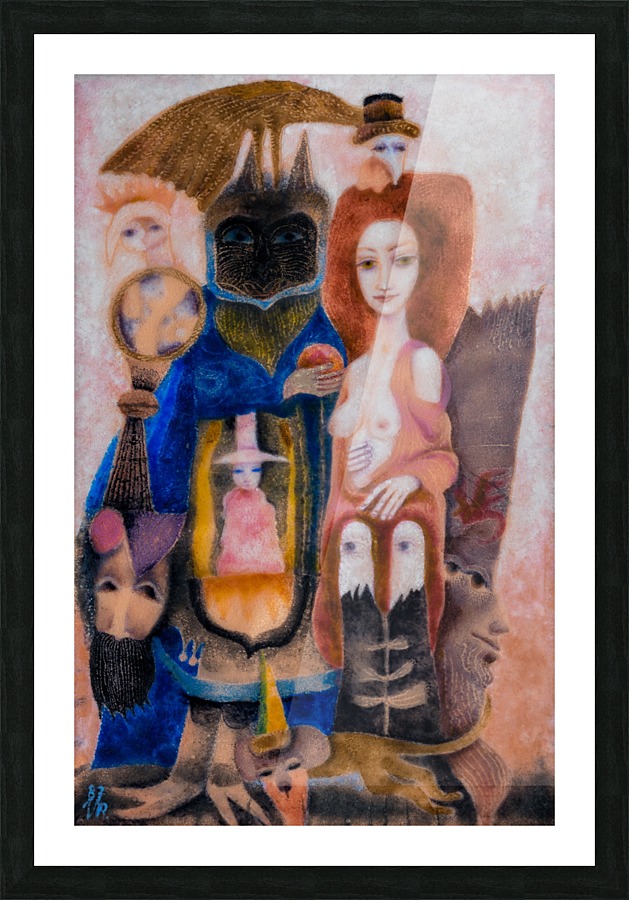 Fanciful Fellowship Picture Frame print
