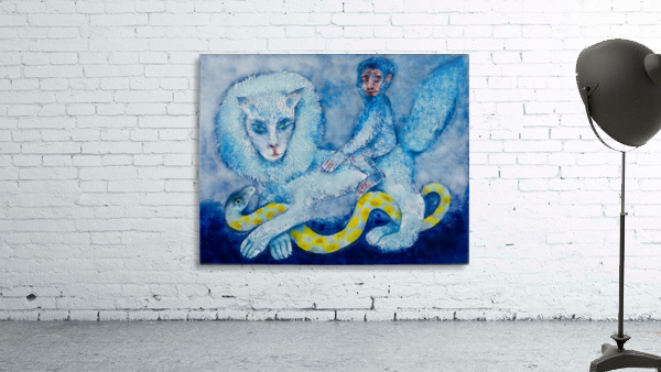 Lion Monkey and Snake Wall Preview