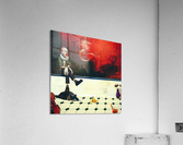clown and kitty Acrylic Print