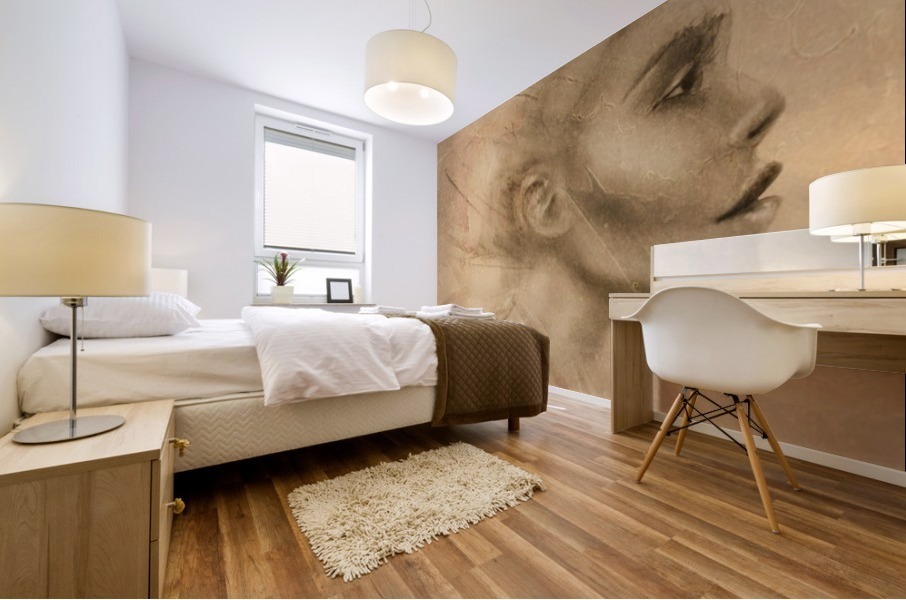 Lady Mural print