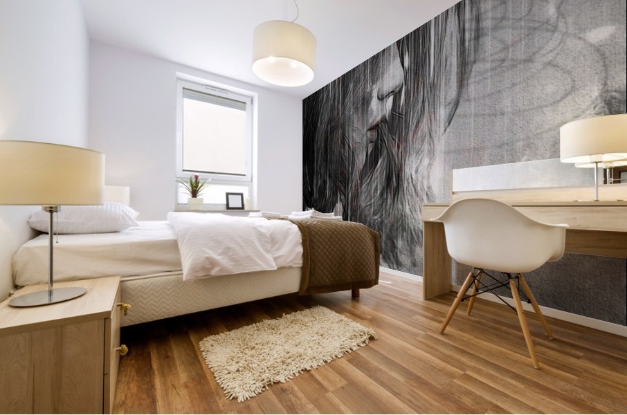 Confused Mural print