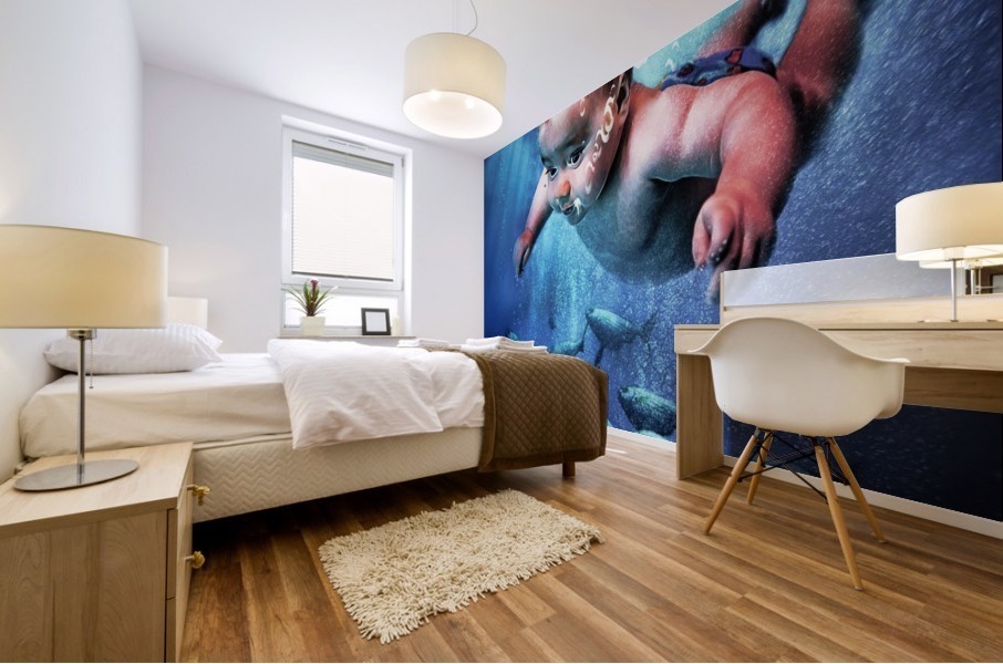 childlike wonder Mural print