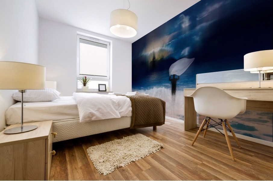 Night storms  Mural print