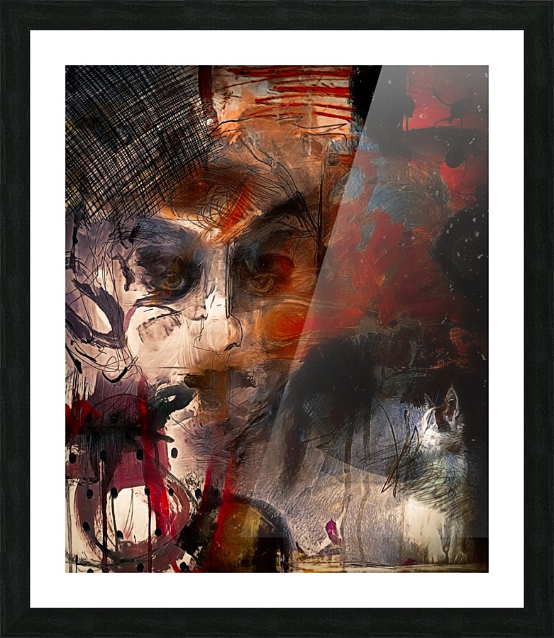 Angry Picture Frame print