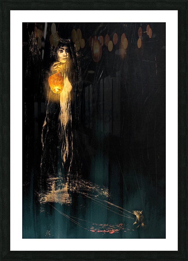 Sounds in the night Picture Frame print