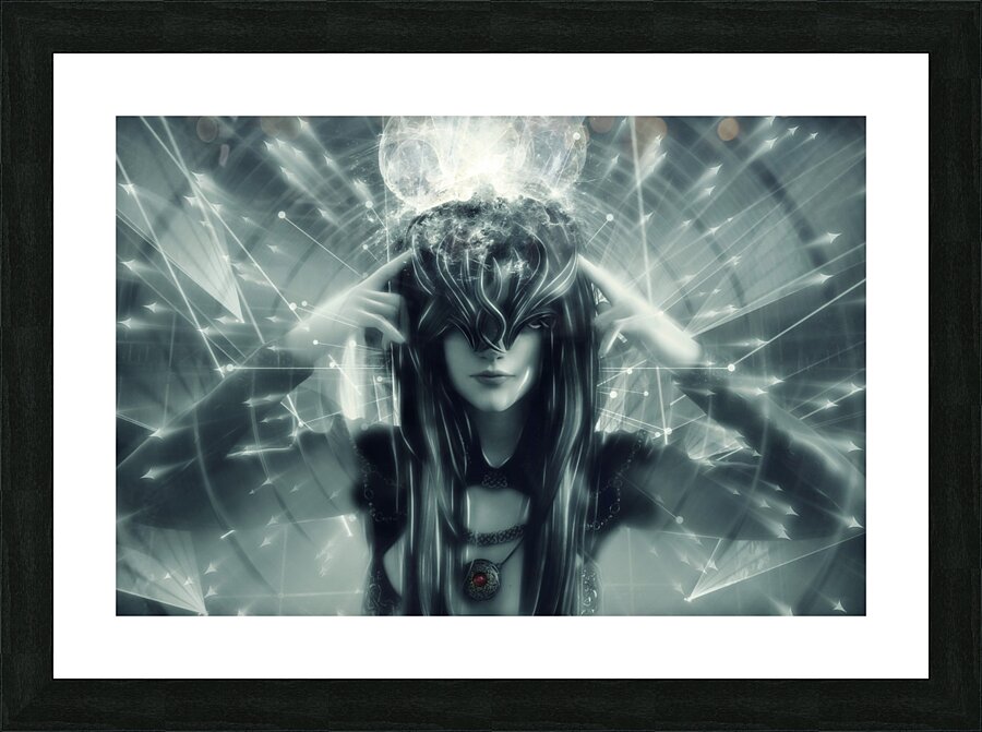 telepathy Picture Frame print