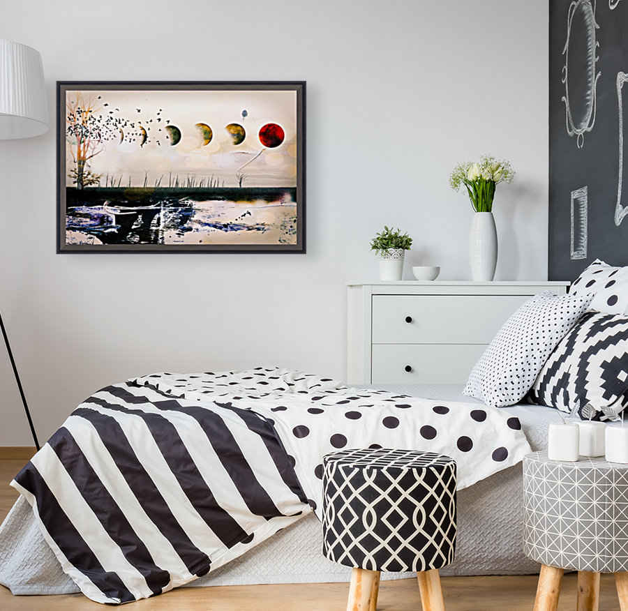 Abstract - landscape - moons Reproduction