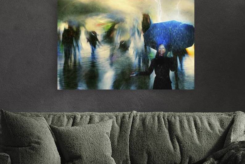18x12x300 Michele in the rain by Elizabeth Berry  