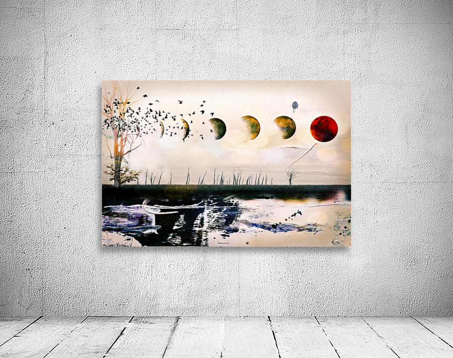 Abstract - landscape - moons Wall Preview