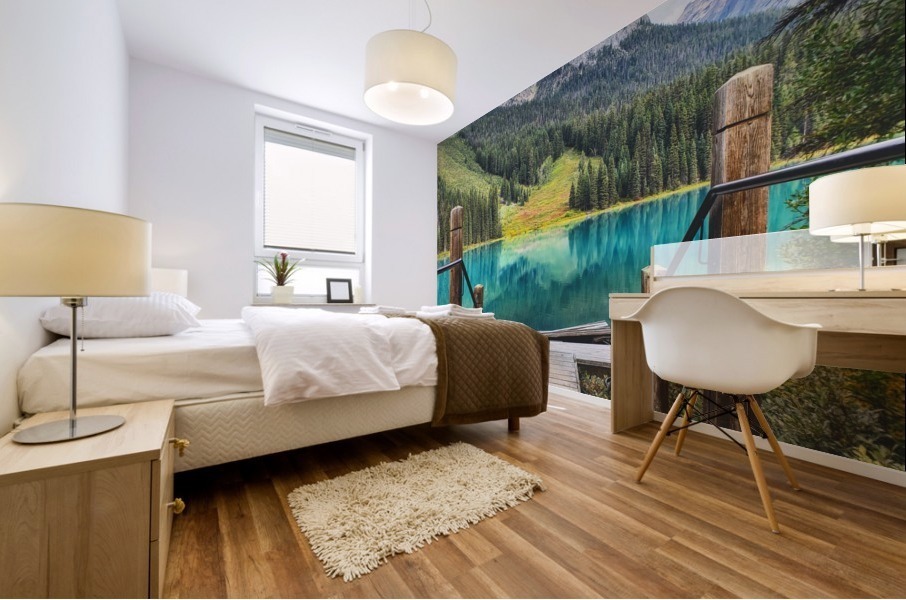 Emerald Lake  Mural print
