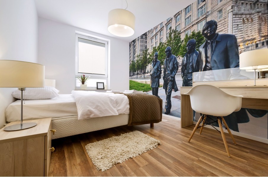 Beatles statue  Mural print