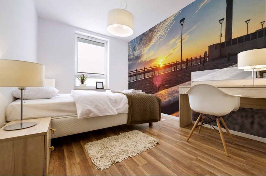 Liverpool docks Mural print