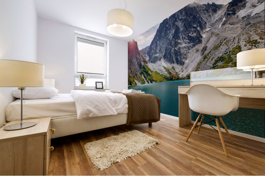 Colchuck lake Mural print