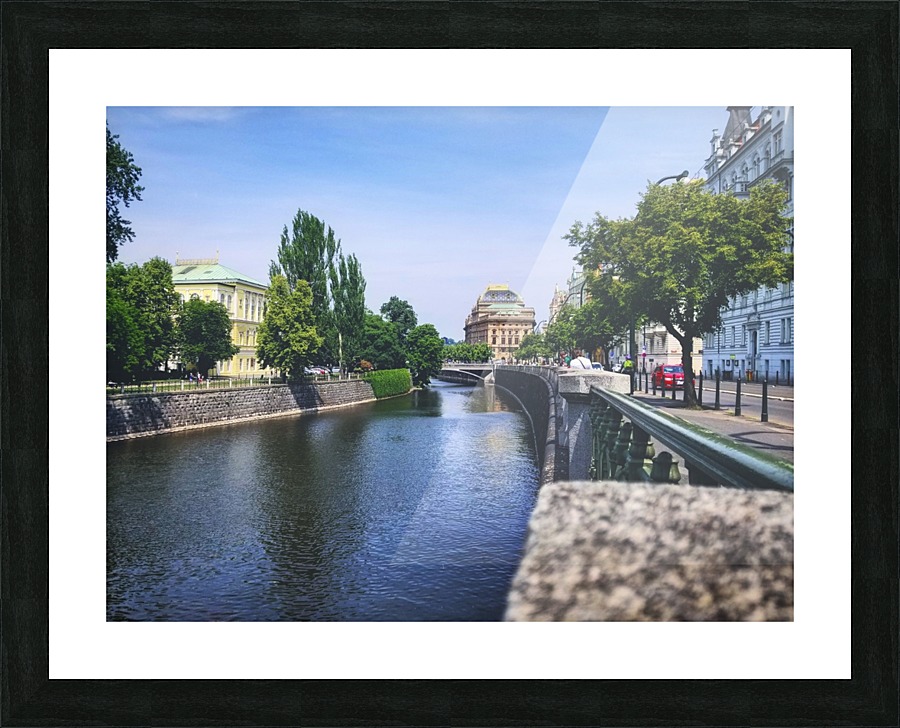 Vtlava River Picture Frame print