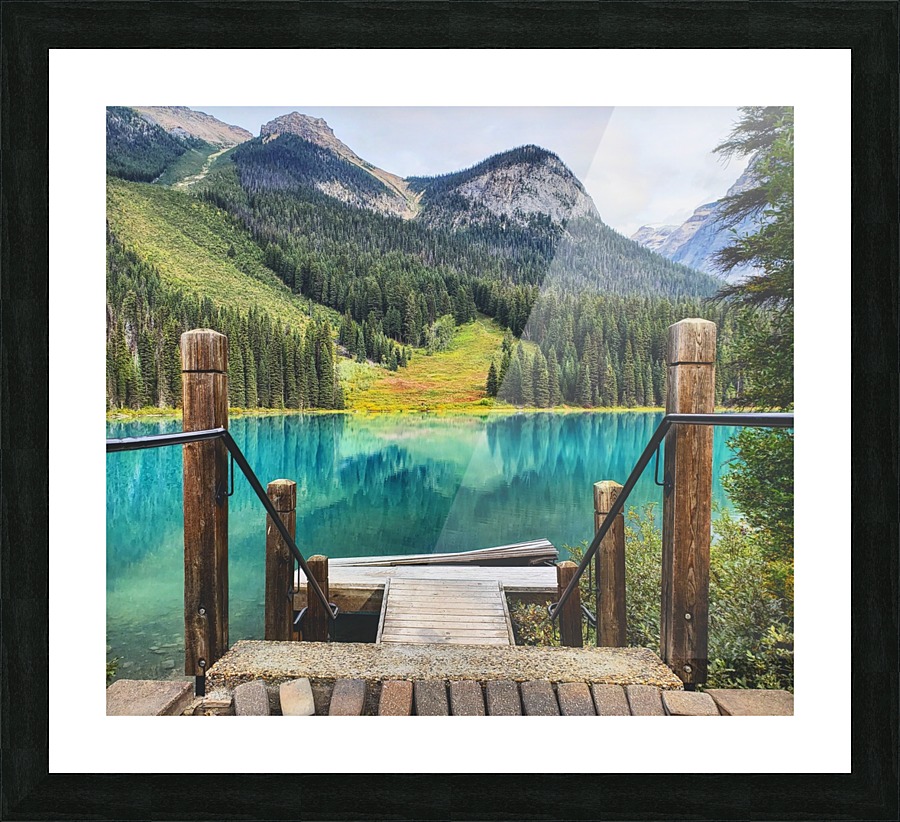 Emerald Lake  Picture Frame print