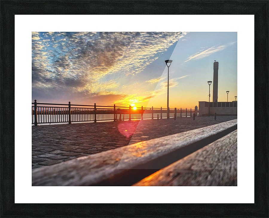 Liverpool docks Picture Frame print