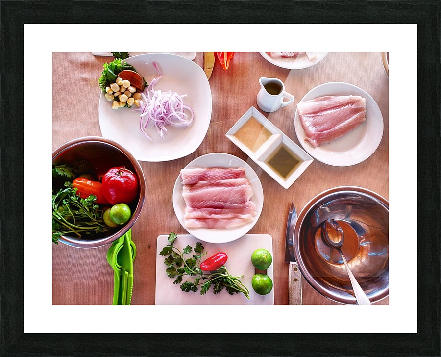 Ceviche  Picture Frame print