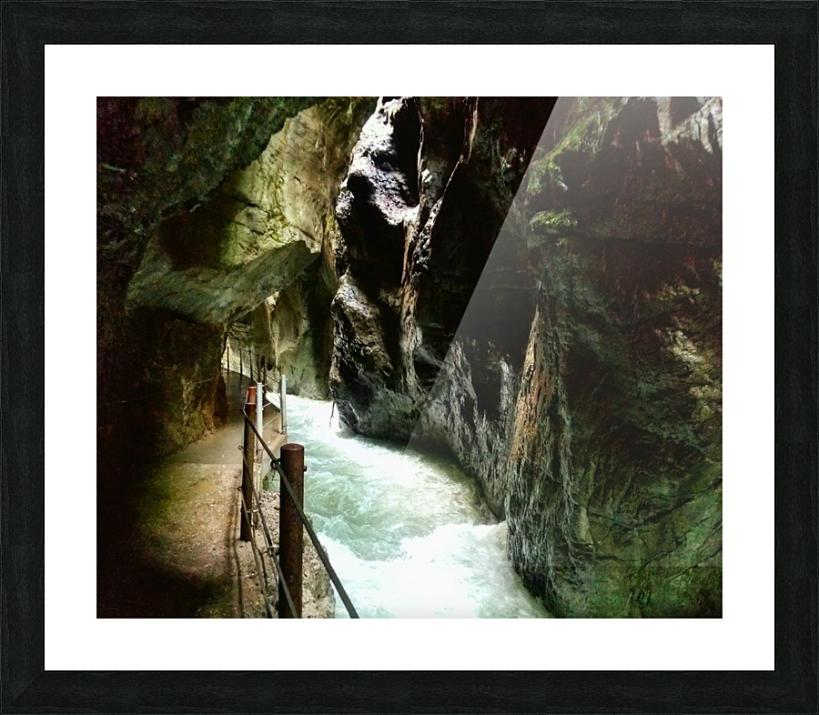 Partnach Gorge  Picture Frame print