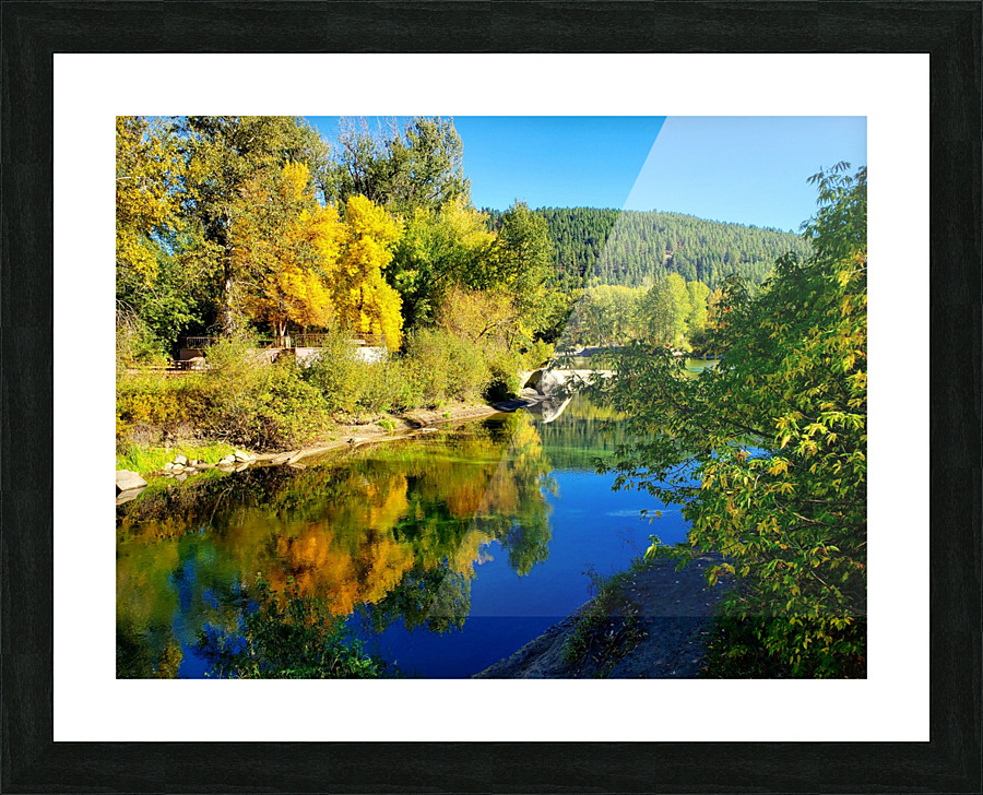 Waterfront Park  Picture Frame print