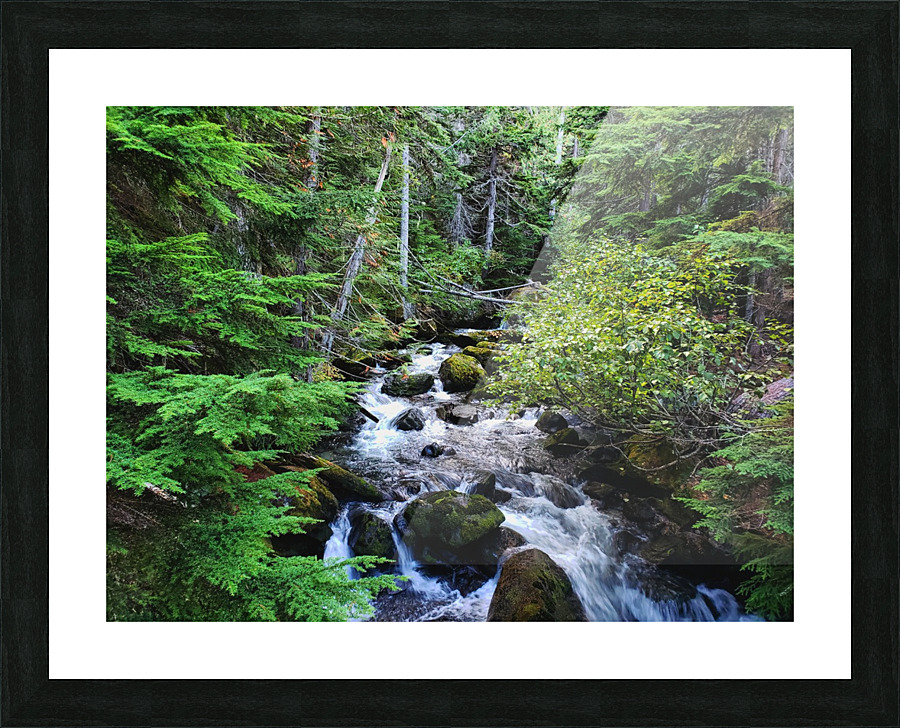 Colchuck lake trail Picture Frame print