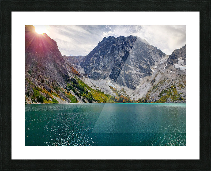 Colchuck lake Picture Frame print