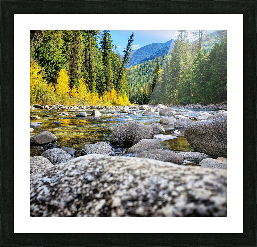 Icicle Creek Picture Frame print