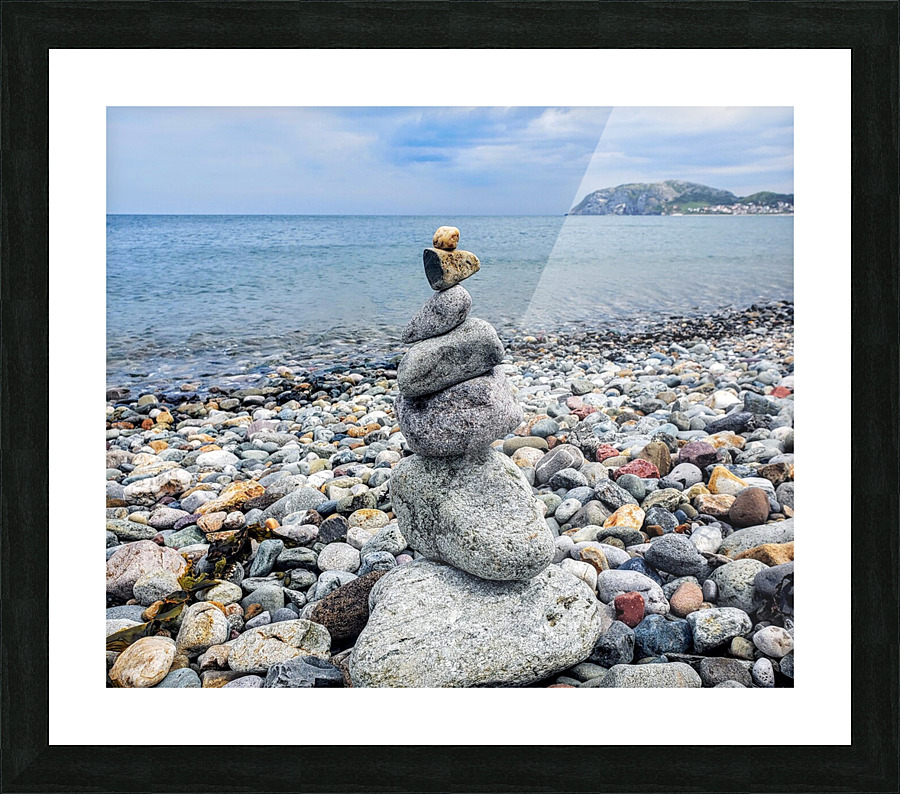 Llandundo beach Picture Frame print