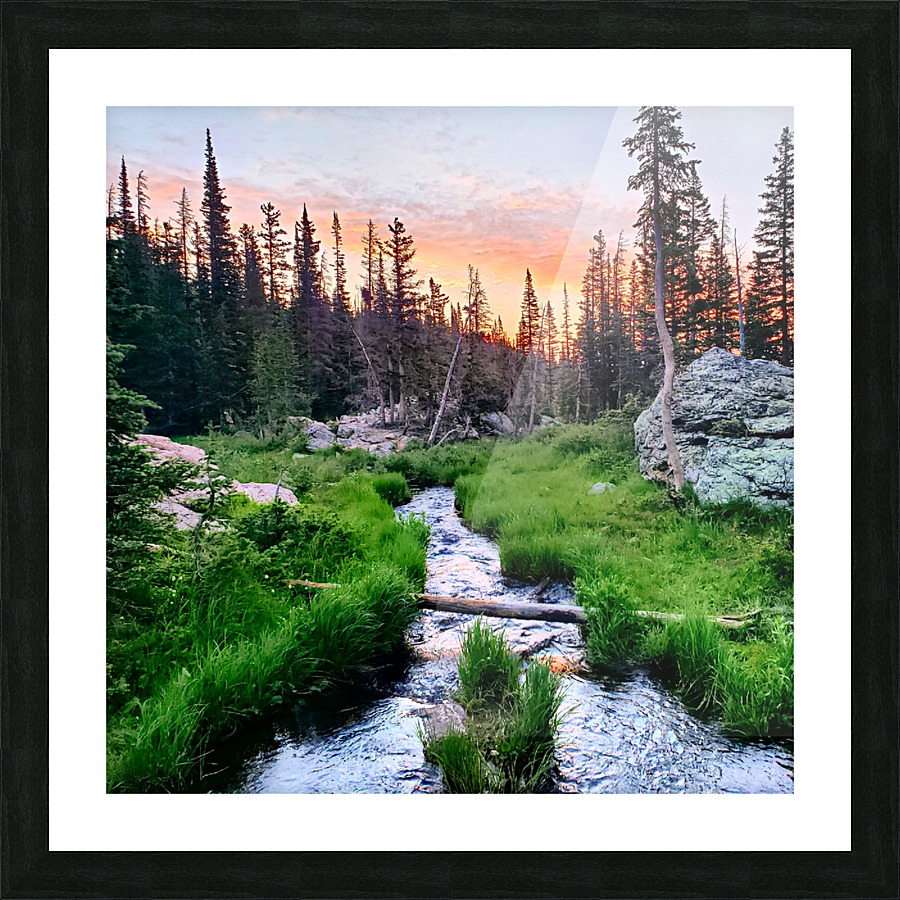 Bear Lake Trail Picture Frame print