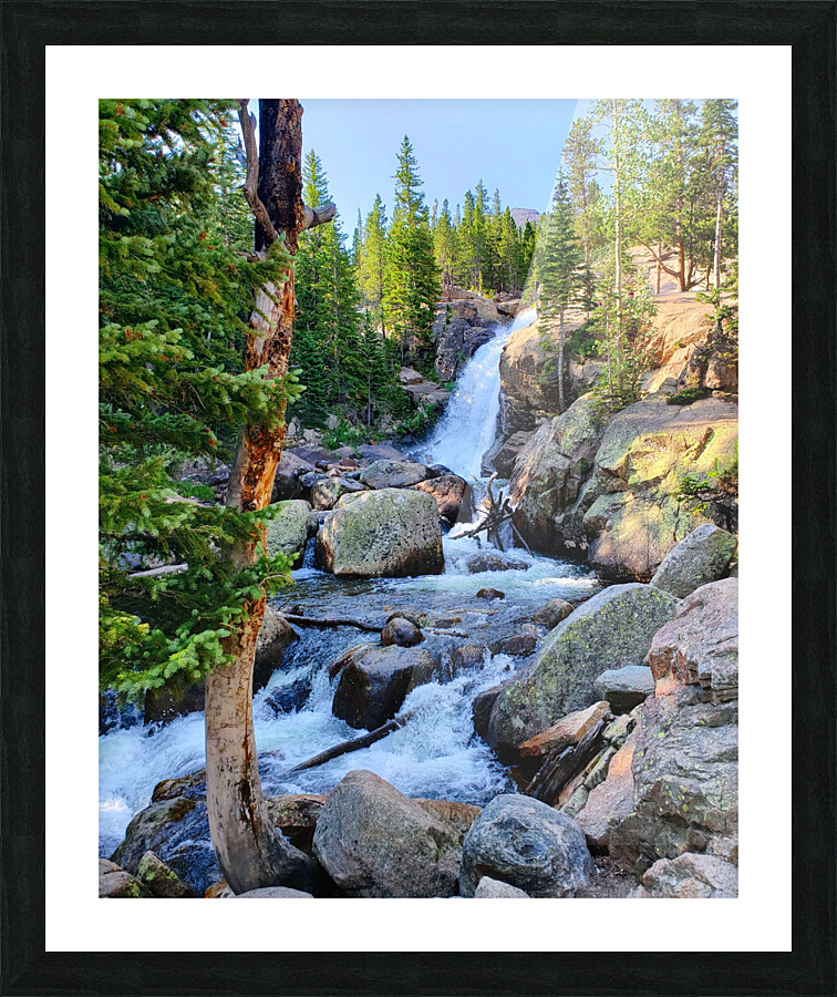 Alberta Falls Picture Frame print