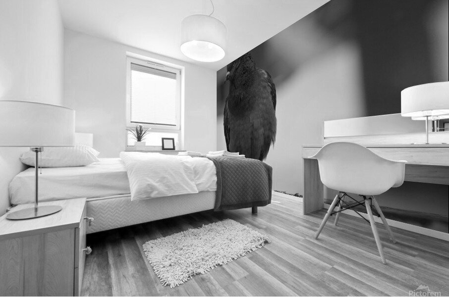 pigeon Mural print