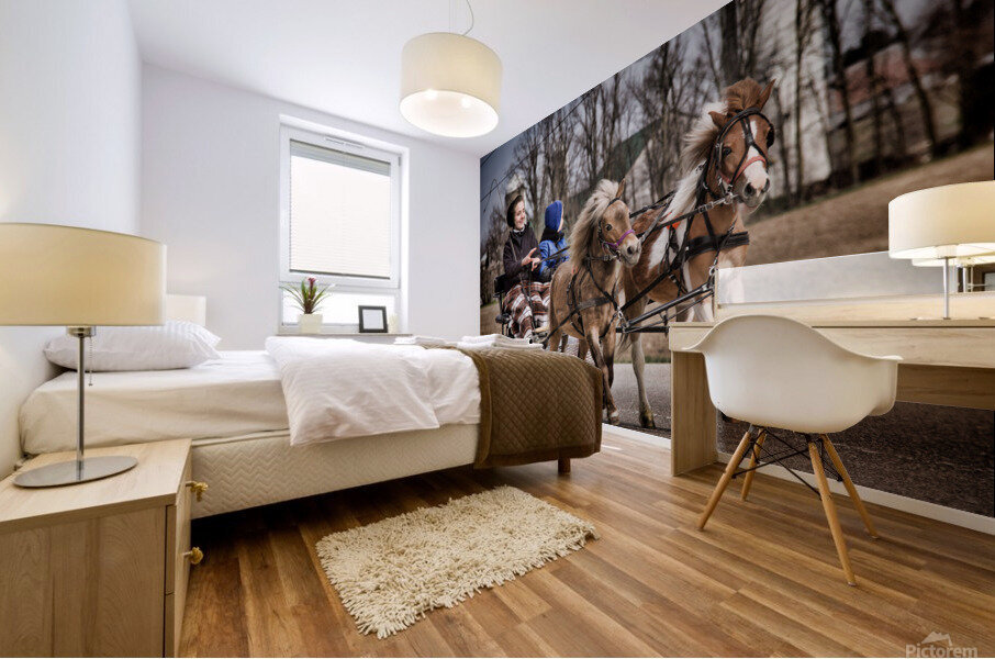 Buggy riding Mural print