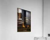 Grain Elevator Full Moon Acrylic Print