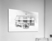Wagon in a Blizzard Acrylic Print
