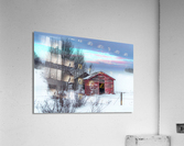 Red Granary Acrylic Print