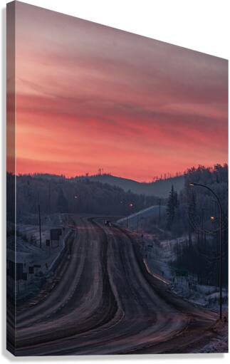 Taylor Hill Sunrise Canvas Print
