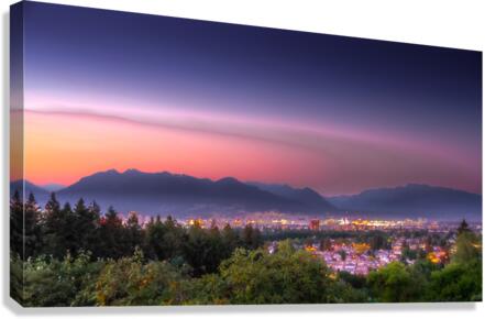 View From Queen Elizabeth Park Canvas Print