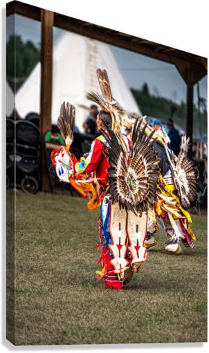 Indigenous Dancing and Regalia Canvas Print