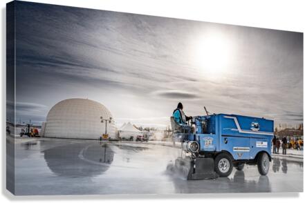 The Zamboni Canvas Print